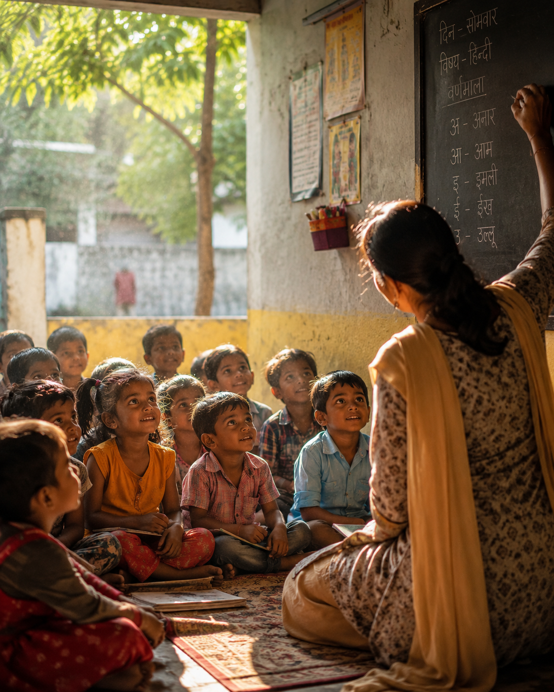Education: A morning in the classroom at Pronabananda Sevashram